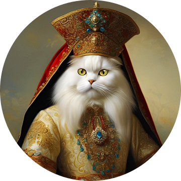 Fantasie Perzische kat ook wel de Pers kat genoemd in Traditionele Perzische kleding en sieraden-8 van Carina Dumais