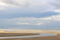 Slufter valley at the beach of Texel in the Dutch Waddensea region