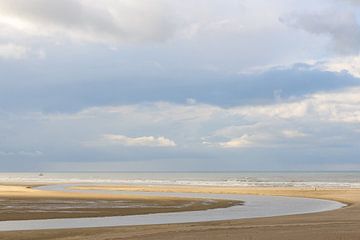 Vallée de Slufter sur la plage de Texel dans la région néerlandaise de Waddensea sur Sjoerd van der Wal Photographie