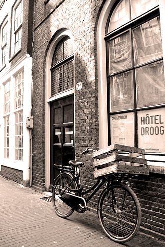 Sepia fiets in Amsterdam
