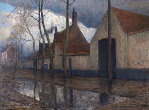 Frans Hens, In de voorstad, 1900