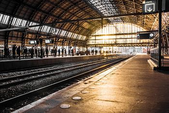 Amsterdam zentrale Morgensonne