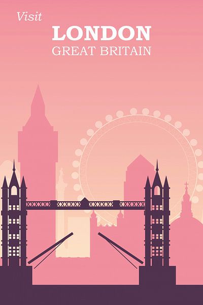 Ligne d'horizon de Londres par Walljar