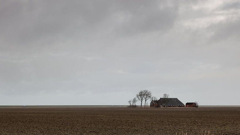 Einsamer Bauernhof von Dick Doorduin