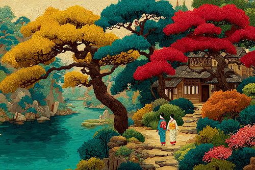 schilderachtig Japan