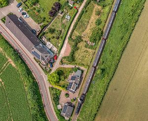 Aerial view of the Miljoenenlijntje near the Eyserhalte