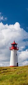 Panorama photo lighthouse List West at Ellenbogen, Sylt, by Markus Lange