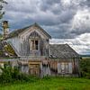 Verlaten huis in Noorwegen van Hanneke Luit