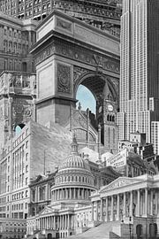 City Blue Skies von Marja van den Hurk