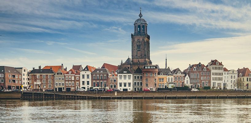 Stadtbild Deventer - IJsselkade (2018) -2b (16:9 - Panorama) von Rob van der Pijll