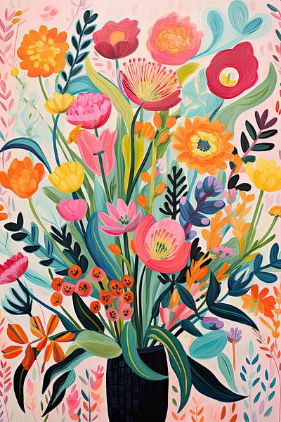 Fleur and colour 23 by Bert Nijholt