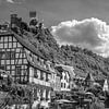 Beilstein an der Mosel in schwarz-weiß von Manfred Voss, Schwarz-weiss Fotografie