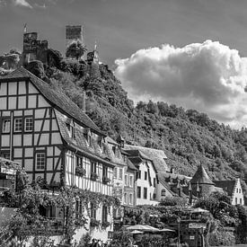 Beilstein sur la Moselle en noir et blanc sur Manfred Voss, Photographie Noir et Blanc
