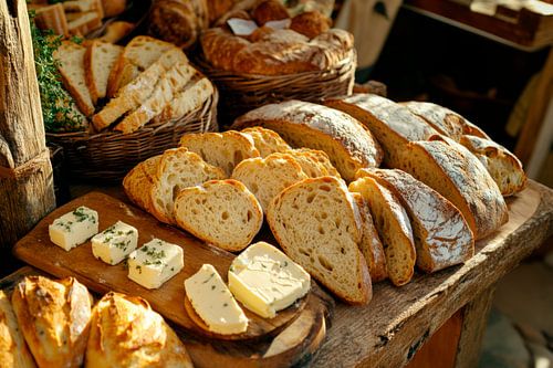 Bread and cheese