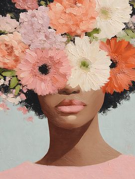 Florales Porträt von Gypsy Galleria