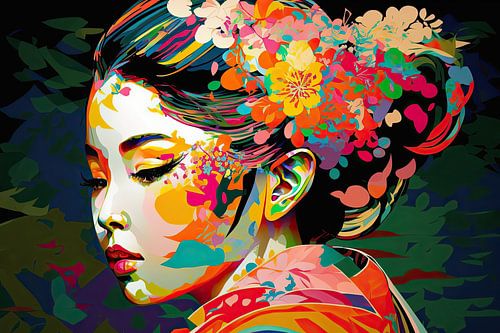 Geisha im Farbrausch: Ein Porträt der japanischen Schönheit