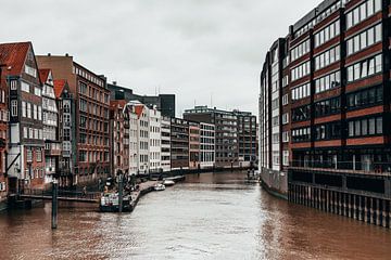 Hamburg, Elbe, Duitsland van Pitkovskiy Photography|ART