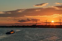 Evening sun over the Merwede