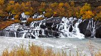 Hraunfossar Falls van Frits Hendriks thumbnail