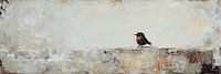 Vogel | Abstrakte Malerei mit Vogel