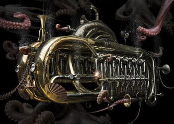 Steampunk trumpet