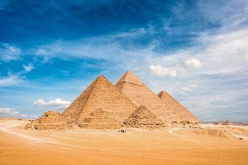 De piramides van Gizeh van Günter Albers