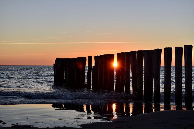 ameland sunset by Kirsten Rebbers