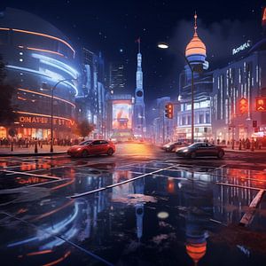 Kiev at night