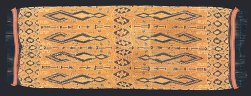 Vintage Ikat Wikkelrok uit Sumba