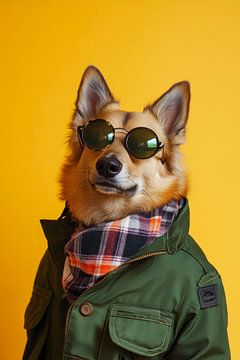 Norwegian Buhund by Poster Art Shop