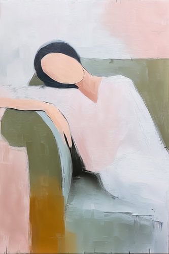 Rest on green velvet no. 5