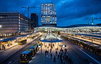Moderne architectuur bij station Utrecht Centraal