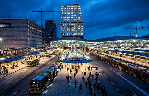 Moderne Architektur im Hauptbahnhof Utrecht