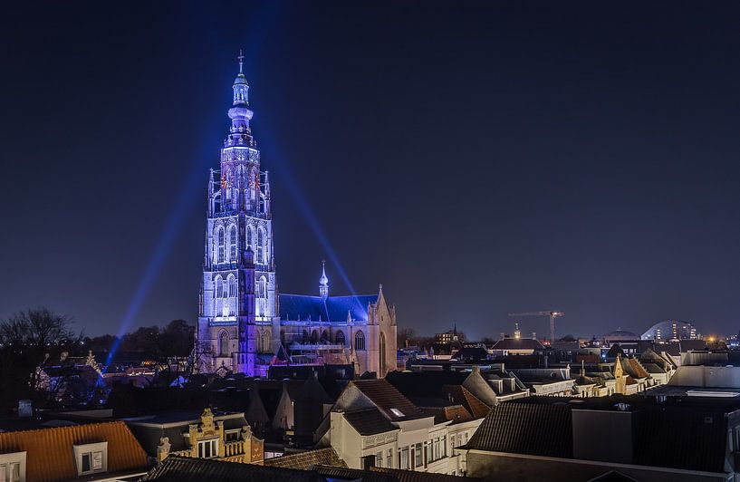 Large church of Breda by Alex Riemslag