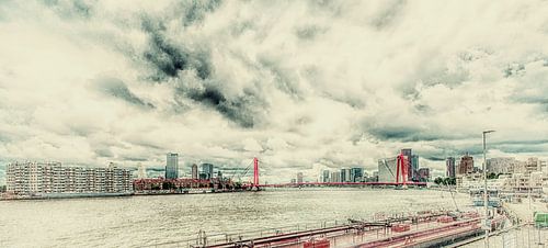 Rotterdam Skyline van Bea Blauwendraat