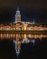 Deventer skyline in the evening