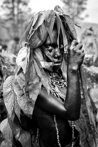 Einheimischer Stamm in Papua-Neuguinea von Milene van Arendonk