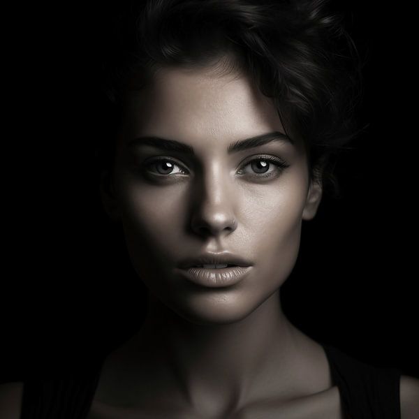 Portrait von fernlichtsicht