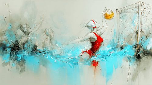 Goal Shot | Female Water Polo Attack