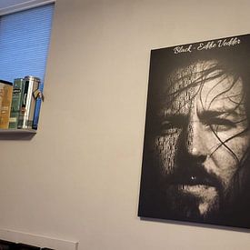 Photo de nos clients: Black - Eddie Vedder par Gunawan RB, sur toile