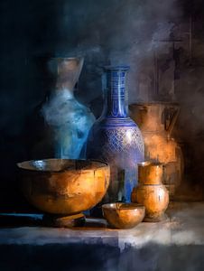 Vasen Stillleben | Cobalt and Clay