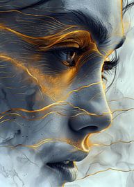 Außergewöhnliche Weiblichkeit mit Goldfäden gewebt 12 von JBJart Justyna Jaszke