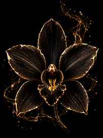 Die goldene Orchidee von Cw Spronk