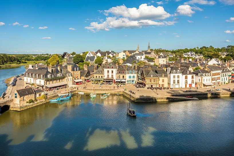 The harbour of Port Saint-Goustan, Auray, Brittany by Christian Müringer