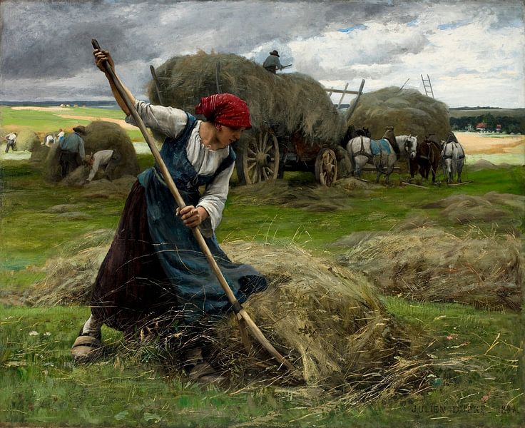 Scène de fauche, Julien Dupré par Des maîtres magistraux