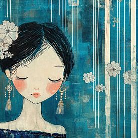 Meditation Frau von Zen und Mehr