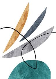 Moderne Organische Geometrische von Online Arts