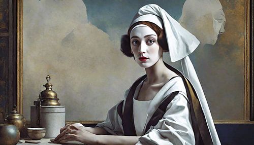 Pierrot lost in thought