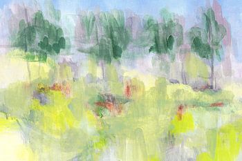 Dreamy Pastel Landscape