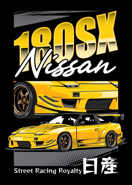Nissan 180SX JDM Car by Adam Khabibi